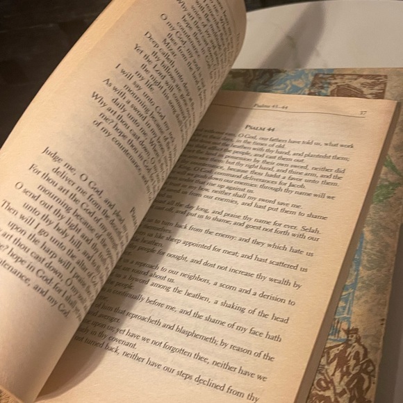 1957 The Bible Story Illustrated: Volume 1 Vintage Hardcover Book of Psalms (2) - Picture 3 of 10